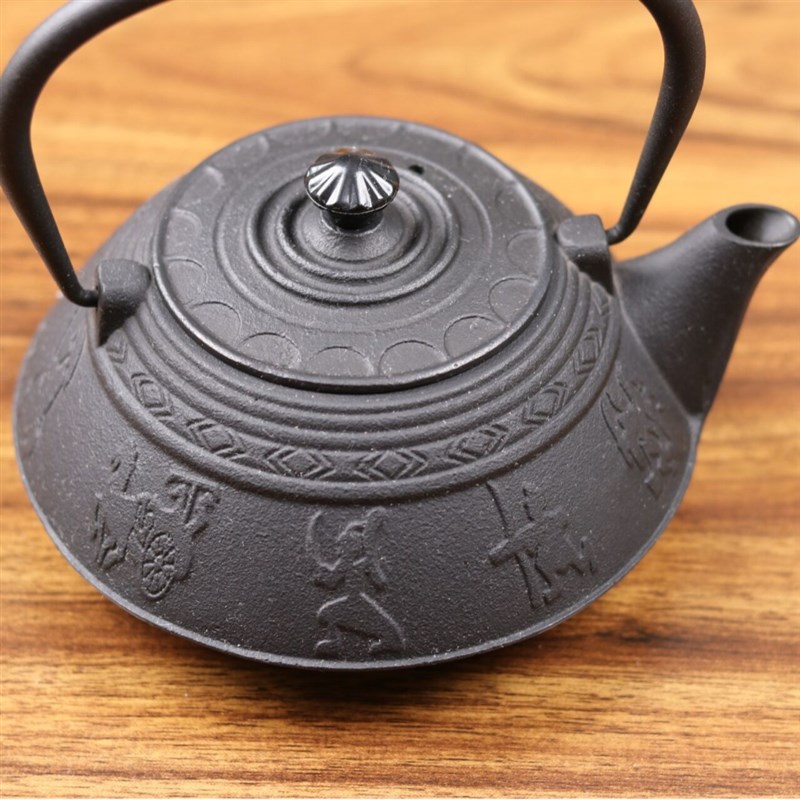 铁壶煮茶壶d烧水壶泡茶专用碳火炉电陶炉器具户外铸铁茶壶围炉煮