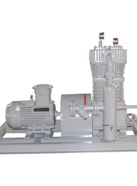 全无油活塞式水冷型蒸汽压缩机防爆式BT重型高压增压泵制造商