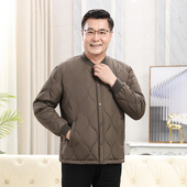 中老年男士 羽绒棉衣内胆男宽松爸爸棉服男内穿加厚爷爷小棉袄 冬装