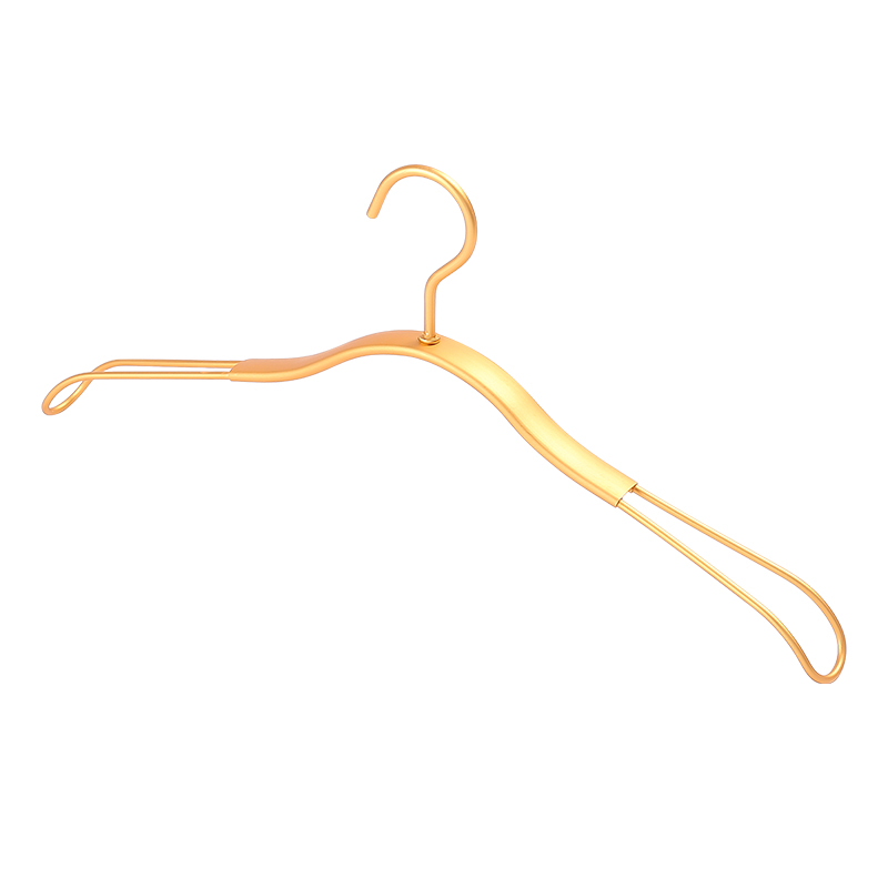 衣架铝合金无痕不鼓包衣架子衣挂晾衣加宽金色不锈钢衣撑成人家用