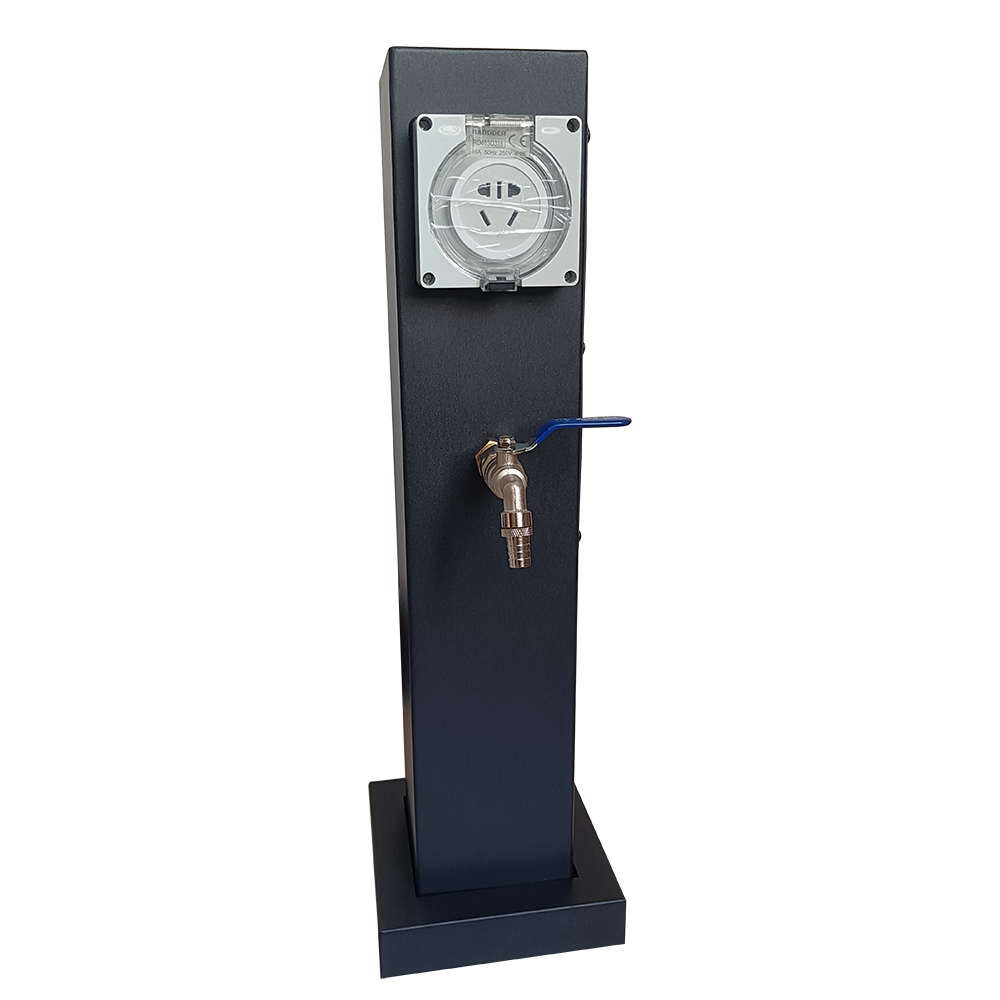 用水营地 水电房车充电 水电桩桩花K园别墅 营地庭院用电桩