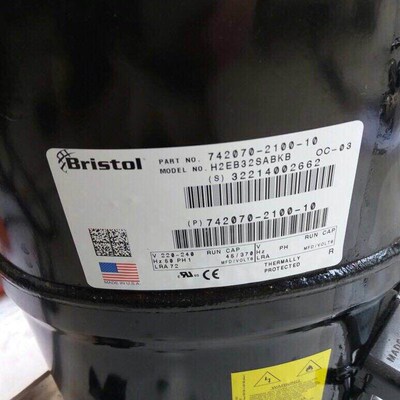 H23B323ABKA 263ABCB 293ABKB 263 R92J183ABKA布里斯托2匹压缩机