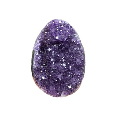 乌拉圭天然紫水晶洞恐龙蛋聚宝盆手链消磁爱心形办公桌摆件装饰品