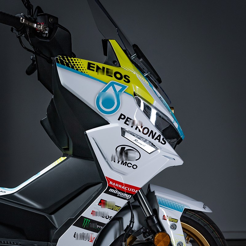 适用光阳RacingH150拉花贴纸车身版画装饰保护贴膜摩托车改装配件