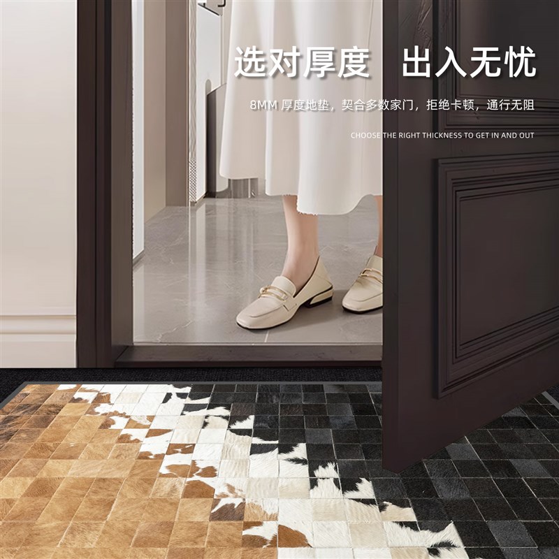 高级感入户门地垫玄关进门门口脚垫入户门外耐脏防滑垫地毯可裁剪