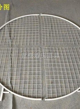 新款婚庆铁艺网格屏风铁艺网格圆环摆件婚庆铁艺圆环拱门婚礼布置