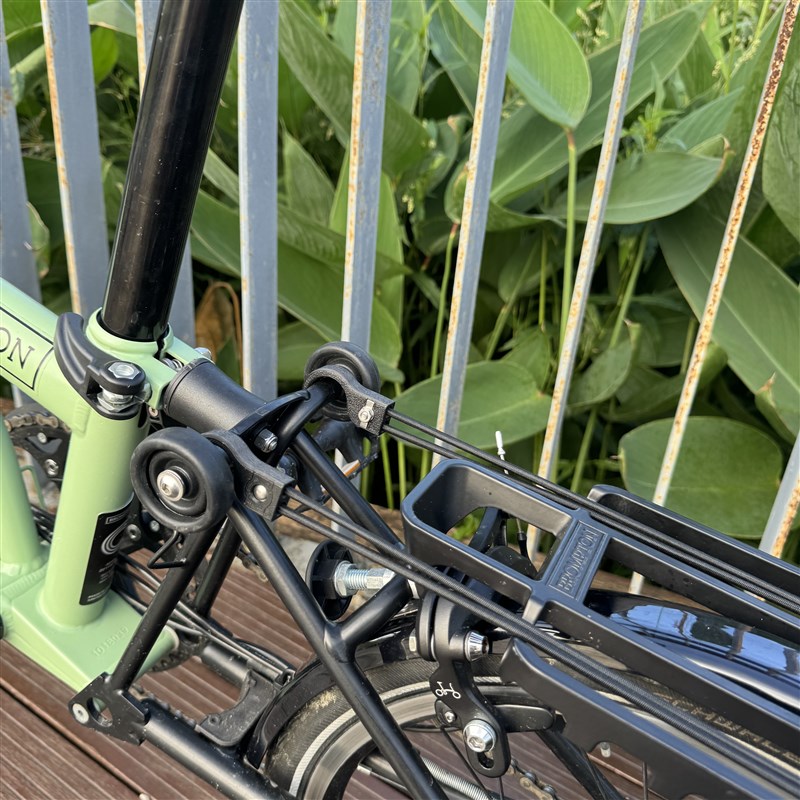 适用brompton小布折叠自行车配件松紧绳拉捆绑带货架拉带拉绳