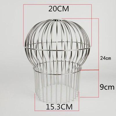 网球形管帽DN50/75/110/160管道屋顶下水口过滤网防堵罩雨水斗200