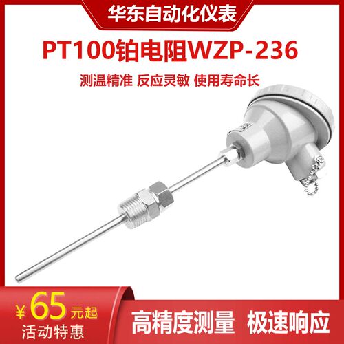 PT100铂电阻/WZP-236/固定螺纹/PT100温度传感器