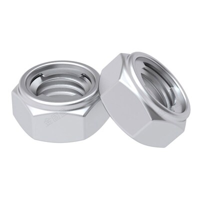 金固盈304不锈钢全金属锁紧螺母GB6184金属防松螺母DIN980M/980V