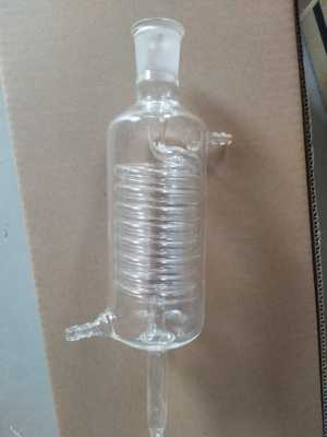 玻璃蛇形冷凝管玻璃蛇形冷凝器 可定做