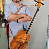 琴马腰8琴站演奏立马头头 演奏腰带托 元 16背带头立马站琴