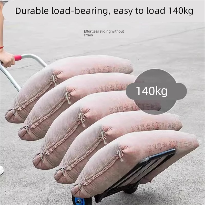 折叠搬运小推车家用拉货拖车购物手E拉车便携行李手推车买菜小拉