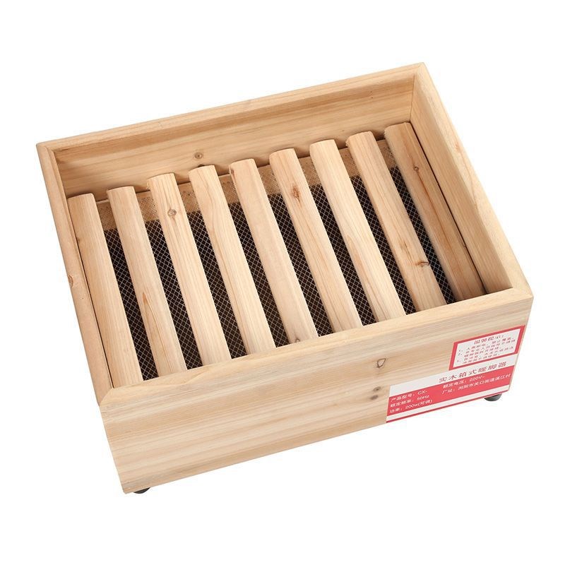 湖南实木烤脚取暖器烤火炉家用暖脚神器K烤火箱家用电火桶长方形