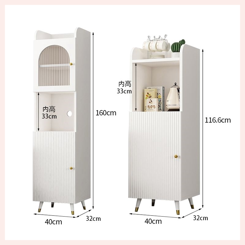 家用客厅收纳柜电视柜旁高副柜沙发侧边柜卧室角T落窄缝隙柜茶水