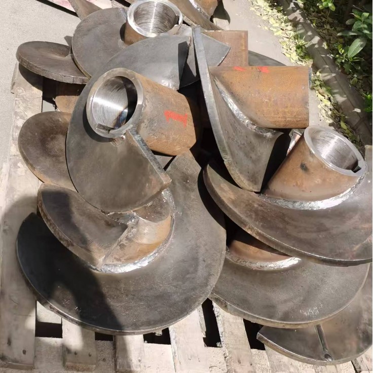 高铬合金耐磨螺旋 砖厂配件 合金耐磨铰刀 砖机上下级螺旋蛟龙