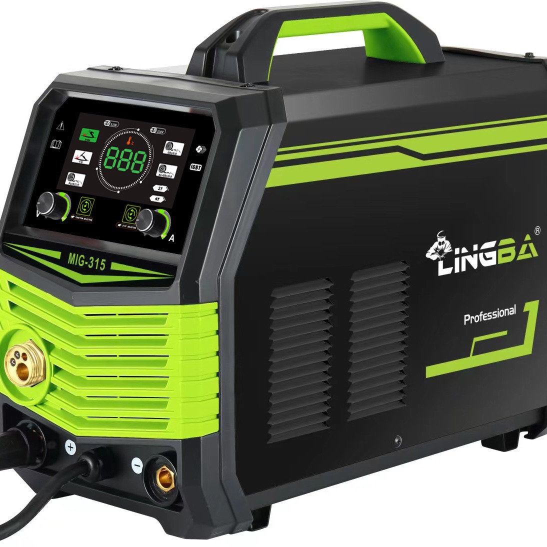 160A 180A 200A LED屏5KGS半桥单脉冲气保焊可焊铝MIG电焊机