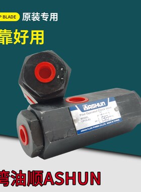 CPTS-03引导逆止阀ASHUN管式液控单向阀原装油顺保压阀油缸自锁阀