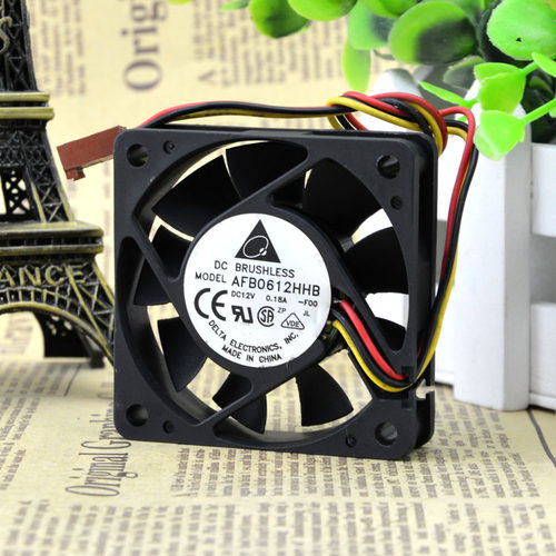 台达 6cm 6厘米 CPU 机箱 散热风扇 AFB0612HHB 6015 12V 0.18A