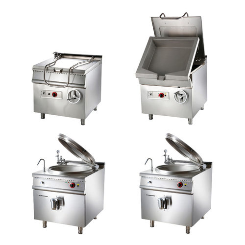商用可倾斜式炒锅夹层汤锅 Tilting Bratt Pan and Boiling Pan