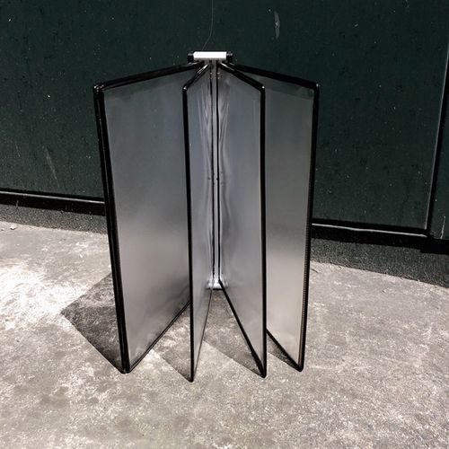 壁挂式展示架挂壁式翻页文件夹A4转轴文件夹生产车间资料架活页文