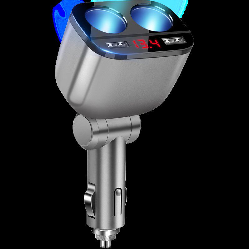 快速车载充电器12V24v点烟器扩展口大功率一拖二多功能双头PD车充