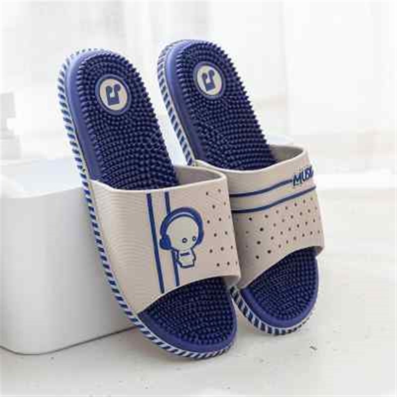 按摩拖鞋夏季男士凉拖鞋家用防滑浴室拖鞋防臭室内洗澡塑料拖鞋女
