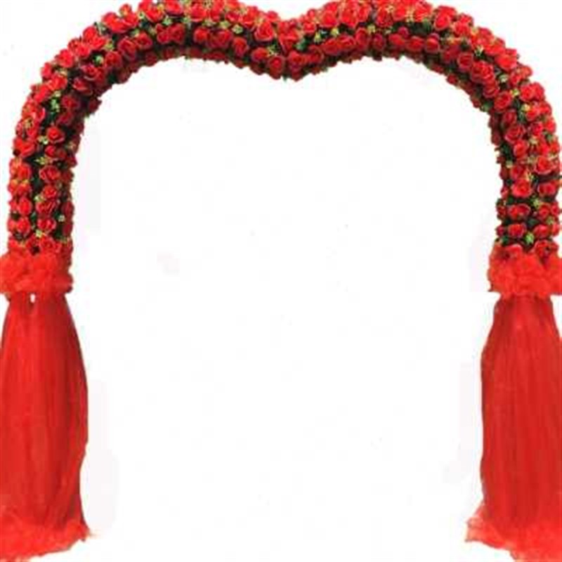 婚庆花门绢花拱门活动开业花门新款结婚拱门装饰花架婚礼布置彩门
