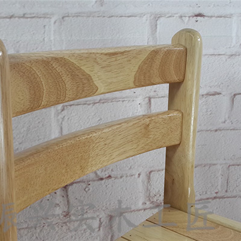 全橡木实木靠背椅 儿童学习靠背椅靠背凳子木凳小方凳矮凳小椅子