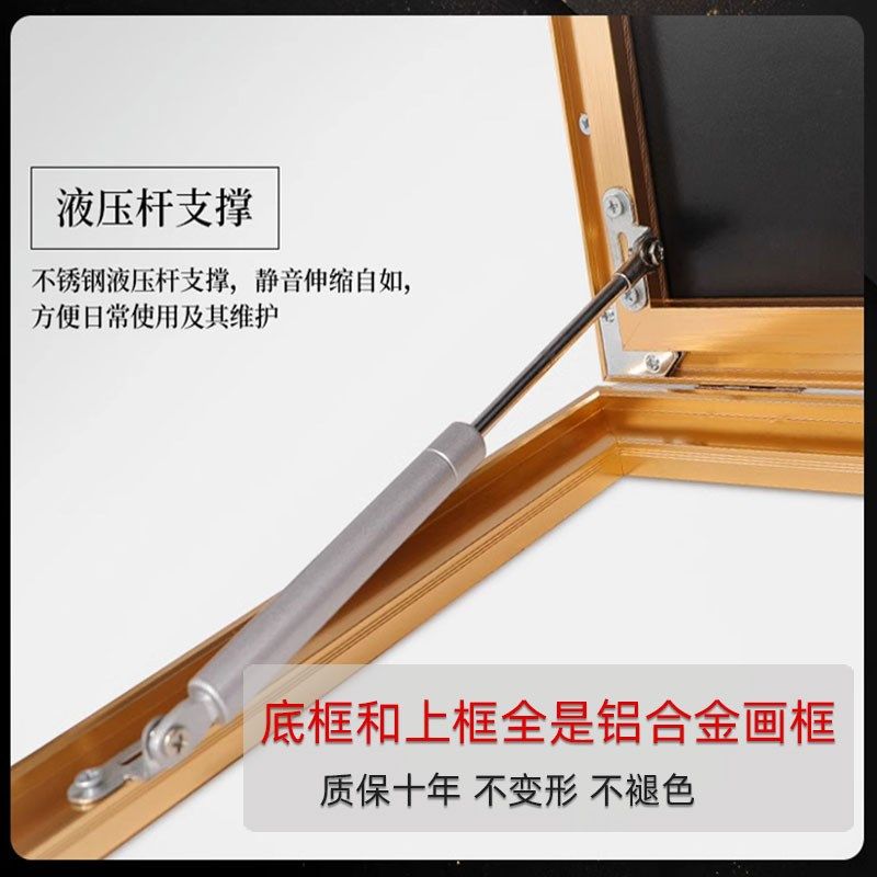 电表箱装饰画 画带钟表高级感遮挡时钟免打孔现代简约2025新款配