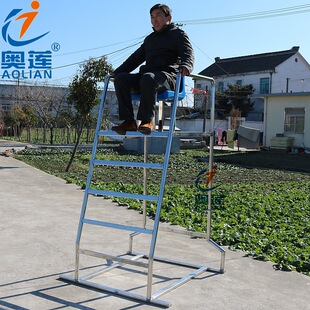 游泳池救生椅子 眺望椅 优质304不锈钢 泳池瞭望椅 救生员观望椅