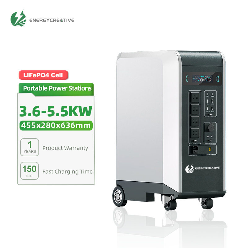 3600W/5500W户外便携电池应急电源大容量快充储能
