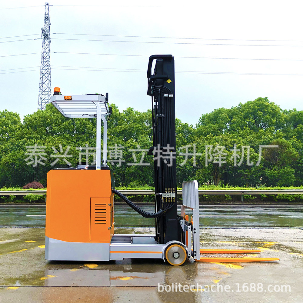 站驾式大前移电动叉车4/5/6/7/8/9/10米大吨位高起升窄通道堆垛车