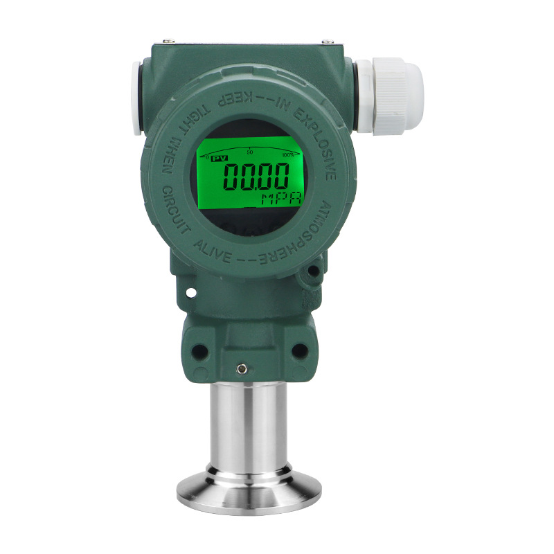 卫生型隔膜压力变送器  RS485防爆型传感器 真平模食品快装卡箍式