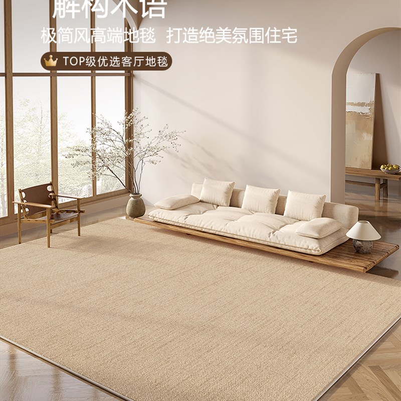 Wabi-Sabi地毯客厅2025新款免洗可擦拭沙发地板垫家庭无障碍豪华