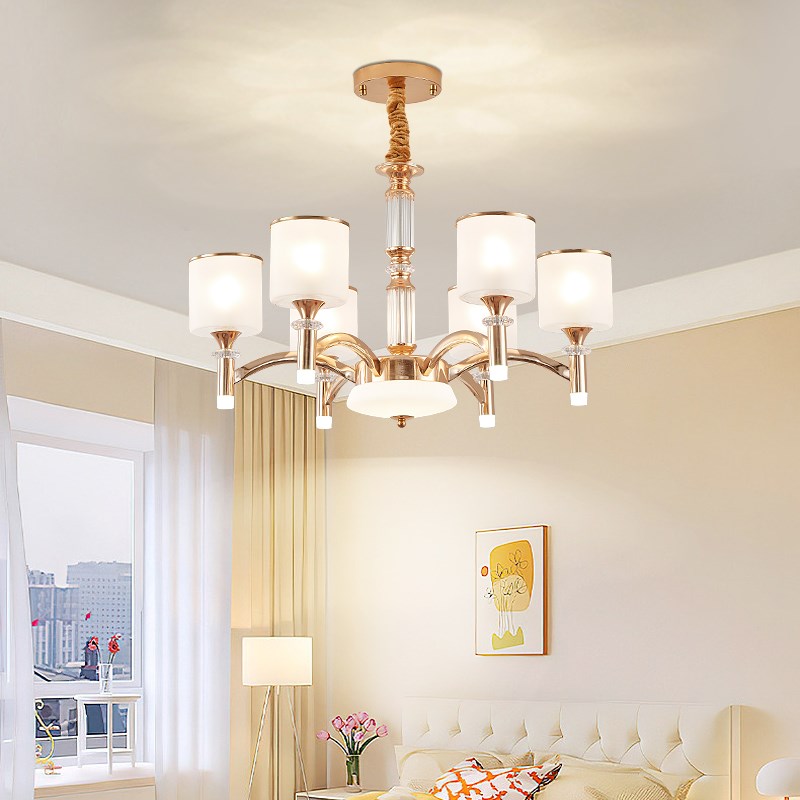 客厅吊灯2025年新款轻奢家用饭厅餐厅I灯北欧现代简约灯具组合套