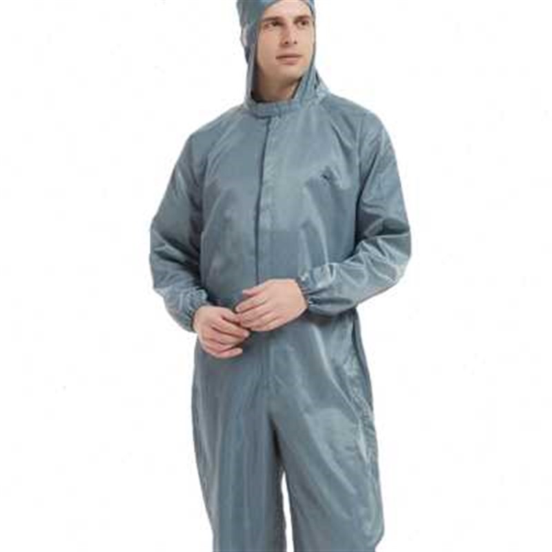 防尘工作服无尘服工n业防粉尘连体静电衣喷漆防护服全身洁净服分