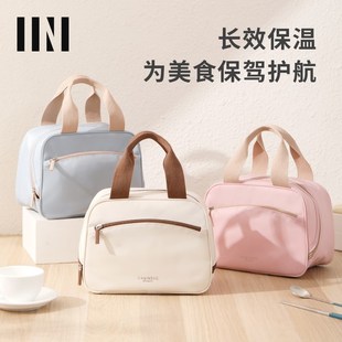 保温饭盒手提袋子大容量便携带饭装午餐餐包饭袋高颜值加厚铝箔
