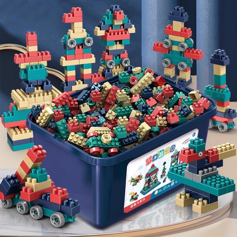 儿童大颗粒积木拼装玩具益智拼图宝宝1一2男童3小孩5女3到6岁男孩,玩具/童车/益智/积木/模型,普通塑料积木,淘宝优惠券,粉丝福利购,淘宝优惠卷