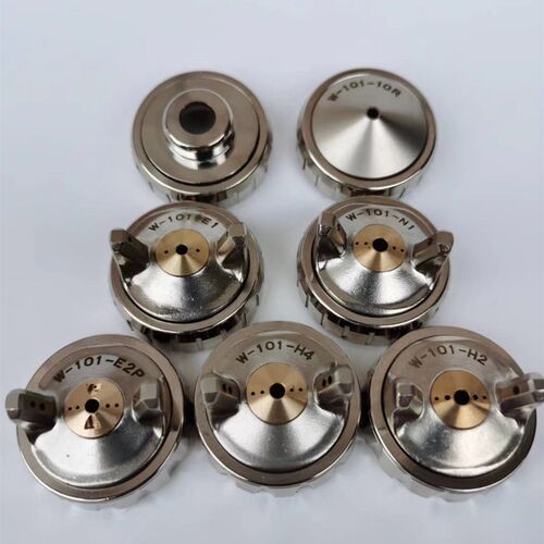 WA-101自动喷枪针嘴雾化帽W-101-E2P/H2/H4/SN1配件枪头喷帽枪针