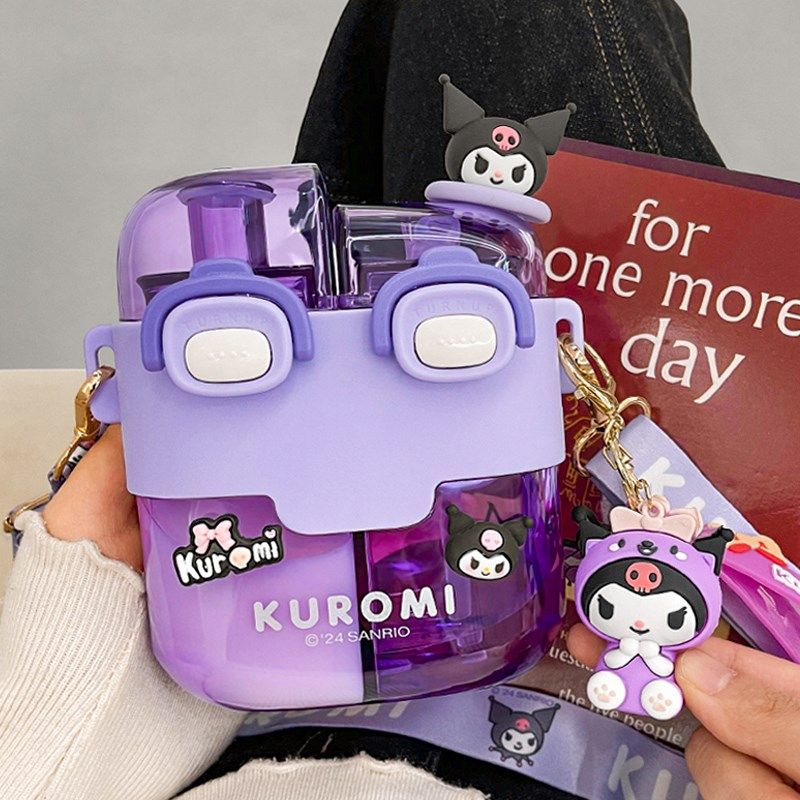 儿童水杯女孩新款2025高颜值大容量双饮口杯子学生上学专用水壶,餐饮具,随手杯,淘宝优惠券,粉丝福利购,淘宝优惠卷