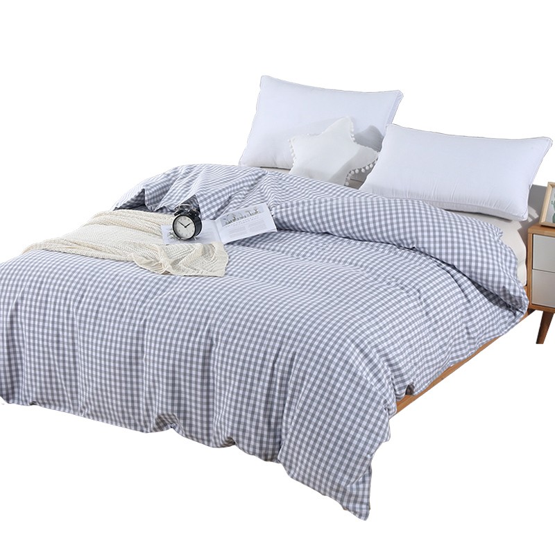 老粗布被套 单件被罩150x200加厚双人全棉简约床上用品