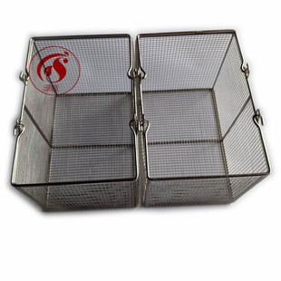 不锈钢304取样篮采样筐实验室手提篮试剂瓶方形取样框30 206孔