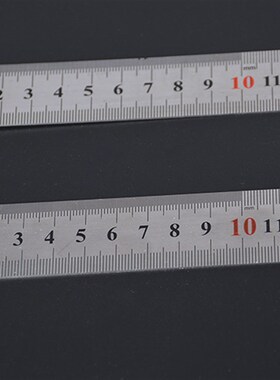 钢板尺子加厚金属 不锈钢直尺15/20/30/50/60cm/1/1.5米测量工具