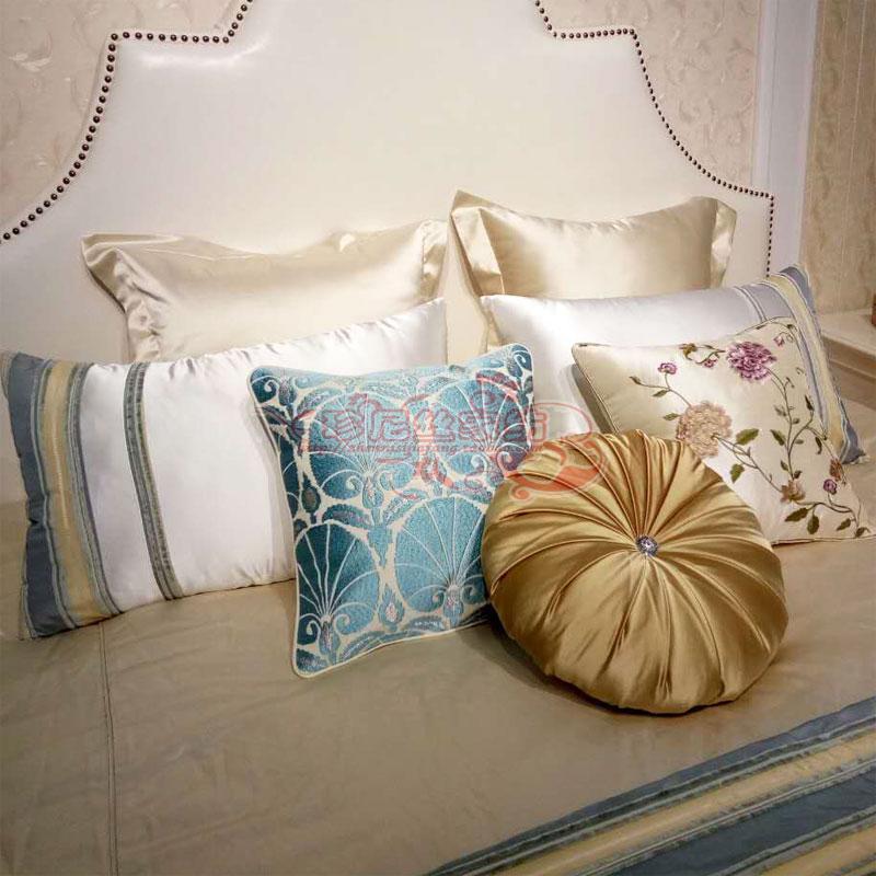 现代家居床上用品样板房床品套装欧式简约公寓展厅样板间软装定制