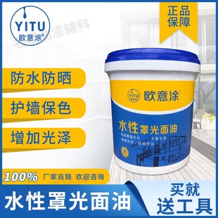 水性罩光漆防水外墙透明防晒内墙罩E光剂罩光面漆面油室外室内清