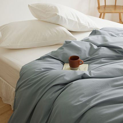 全棉水洗棉被套单件150x200x230纯棉双人单独被罩180x220x240cm