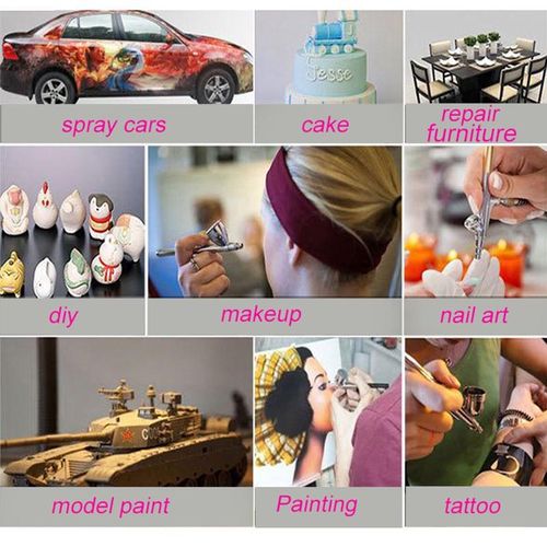 模型喷笔气泵套装充电式便携气泵喷笔工具上色新手彩绘手持喷漆泵