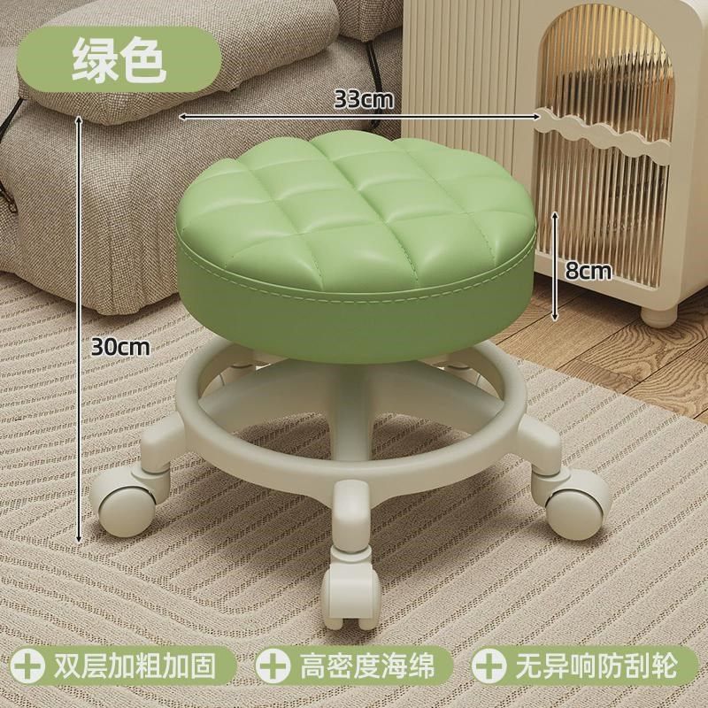 新款圆凳小凳子家用滑轮矮凳儿童凳子客厅靠背椅子门口换鞋万向轮,住宅家具,万向轮凳,淘宝优惠券,粉丝福利购,淘宝优惠卷