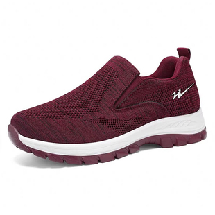 双星老年人健步鞋宽头妈妈鞋防滑舒适老北京布鞋女软底老人奶奶鞋